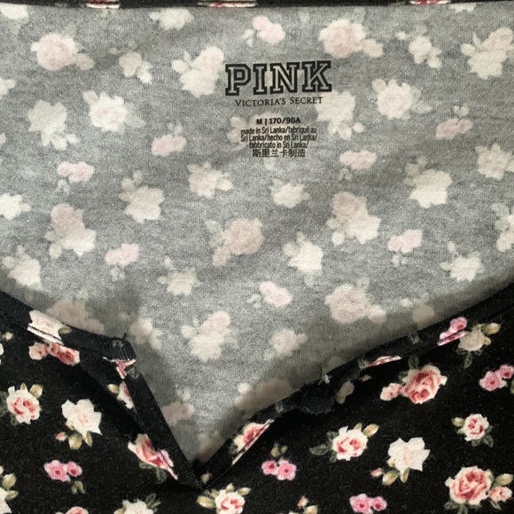 PINK black and floral body suit size medium - Picture 2 of 2